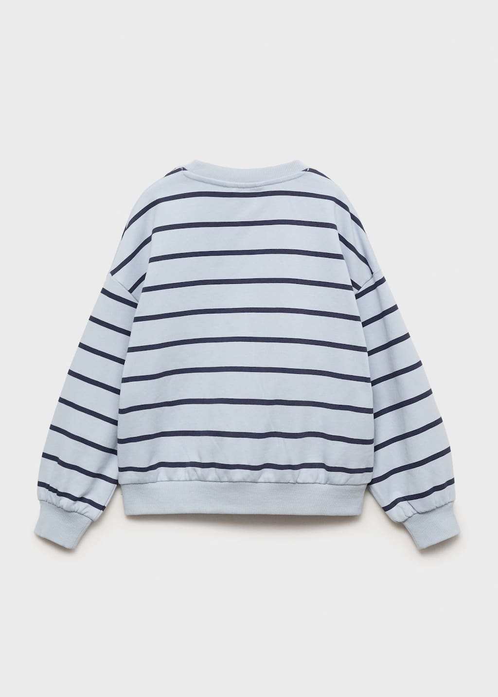 Embroidery striped sweatshirt