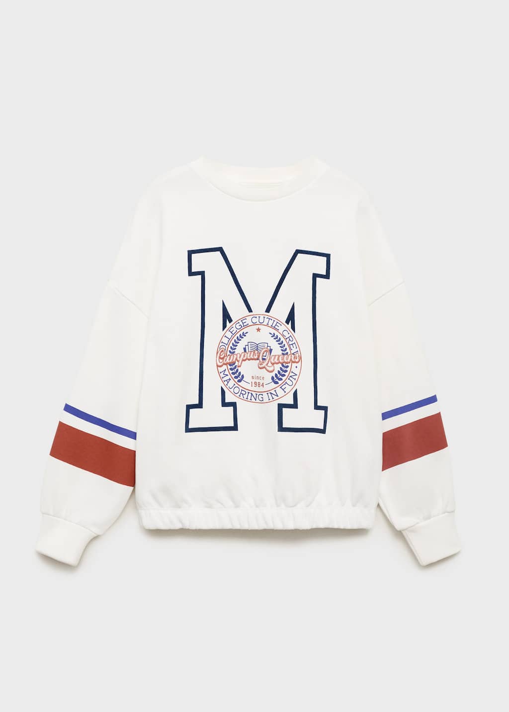 Printed cotton sweatshirt