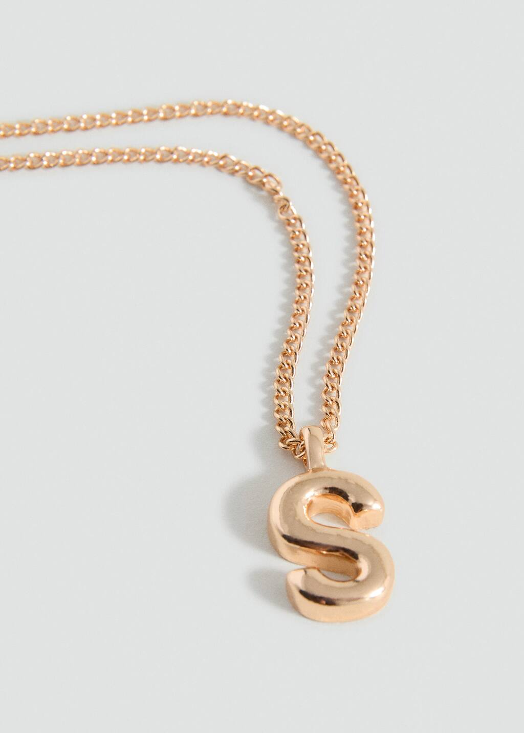 Letter Pendant Necklace