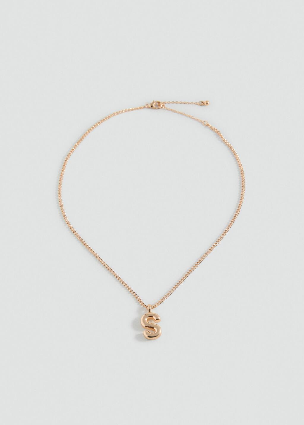 Letter Pendant Necklace