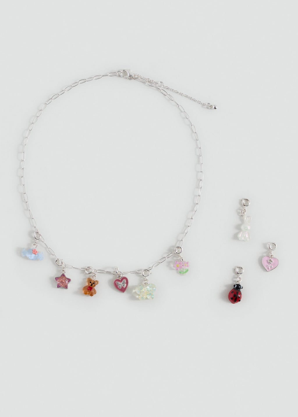 Mango Collier Argent - Enfants - Taille Unique -  Kids In Metallic