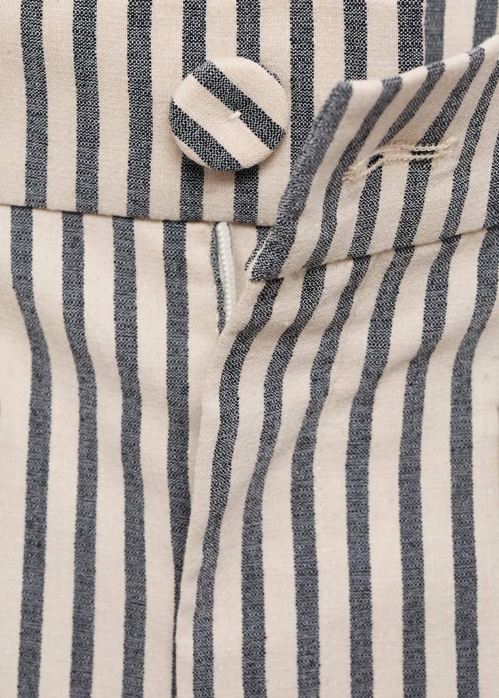 Striped pants with pockets