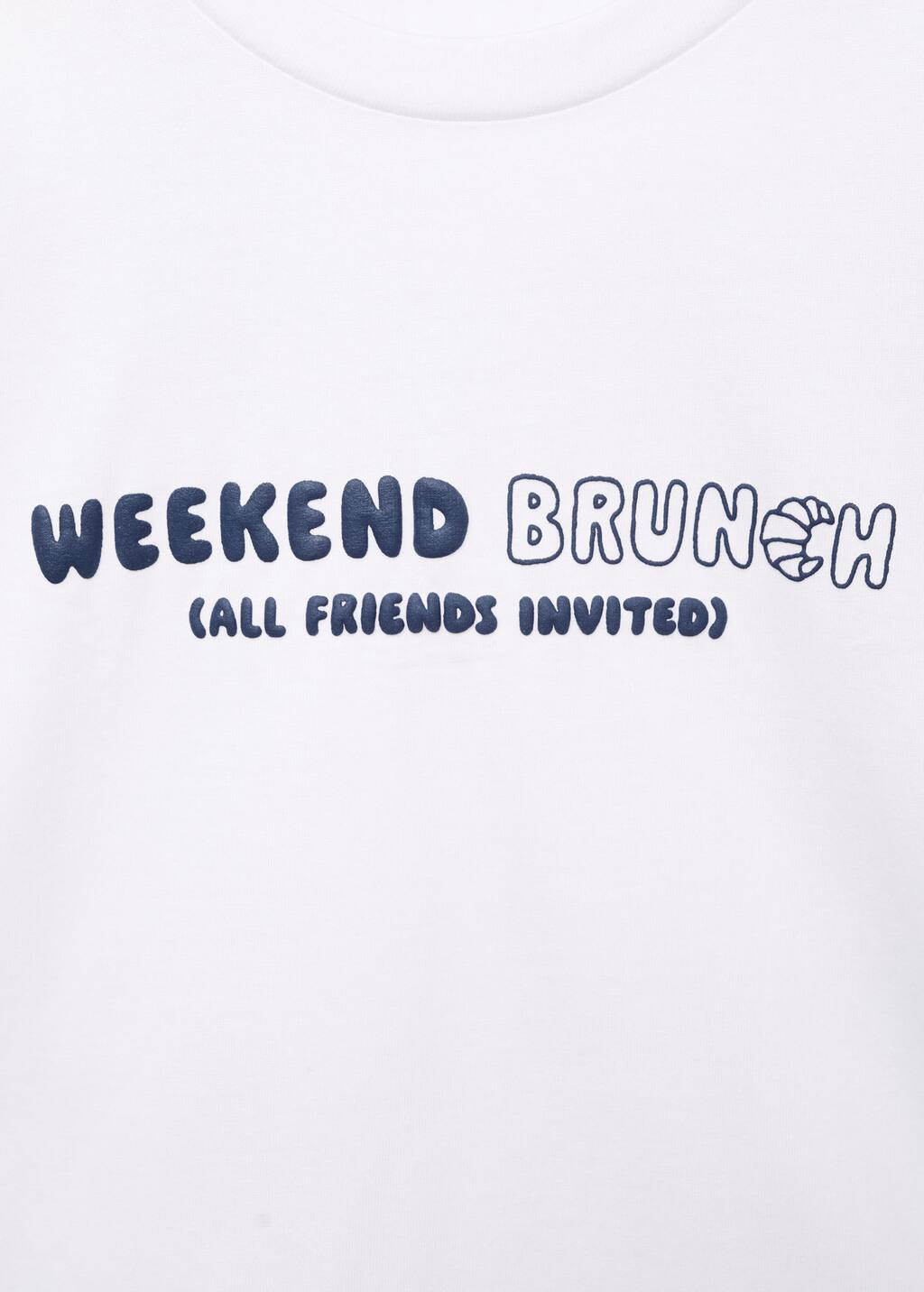 Embossed printed t-shirt