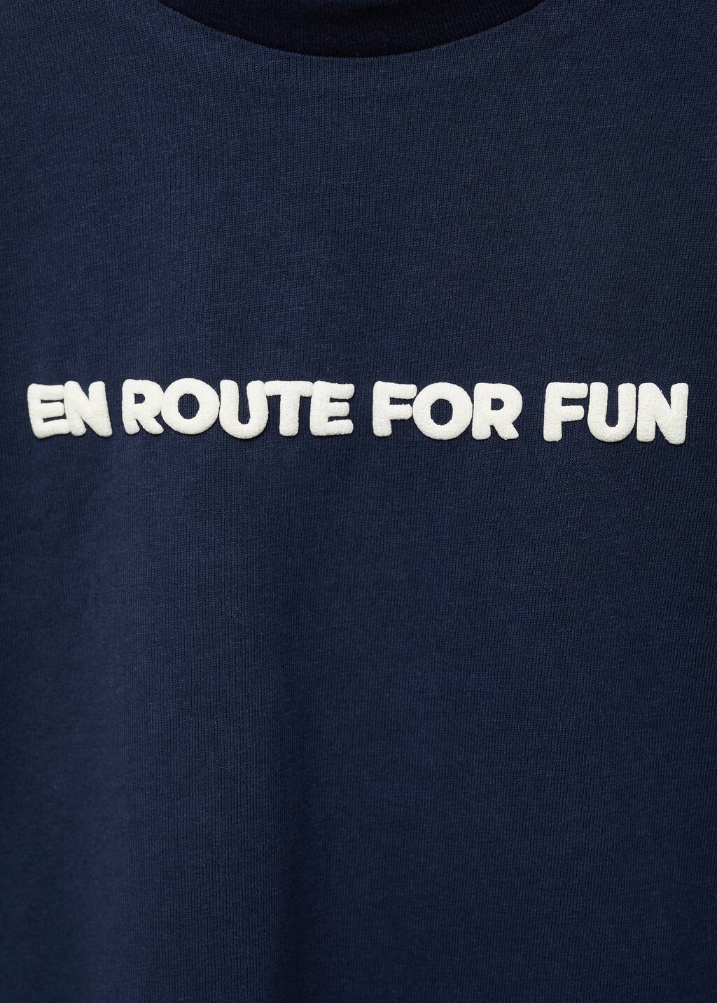 Embossed printed t-shirt