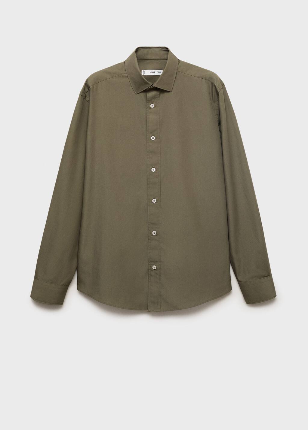Regular-fit 100% cotton shirt