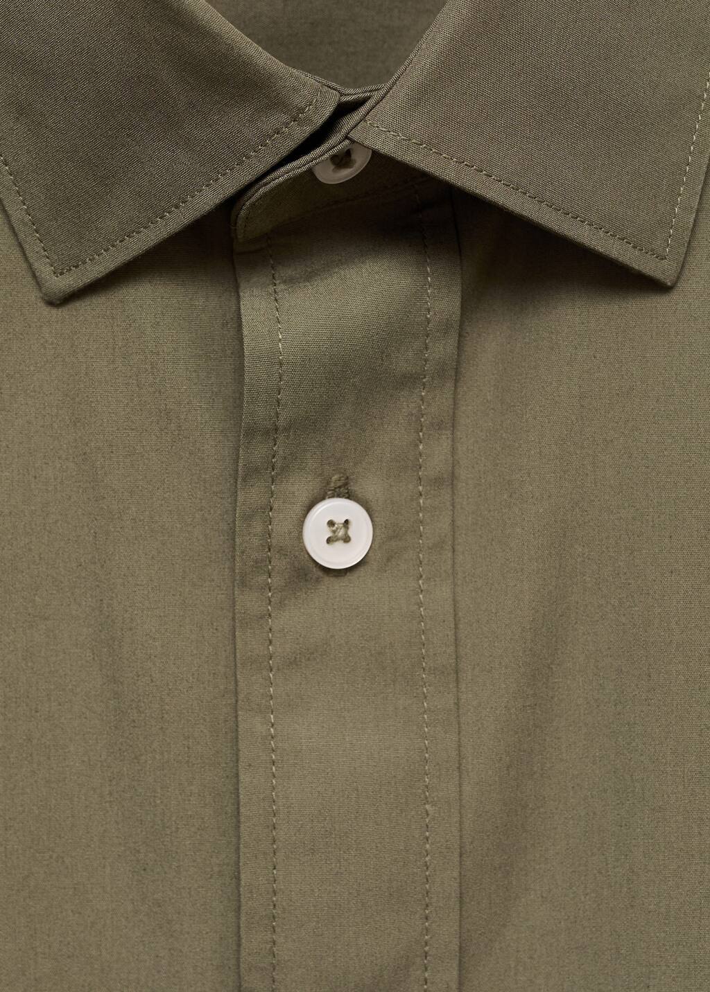Regular-fit 100% cotton shirt