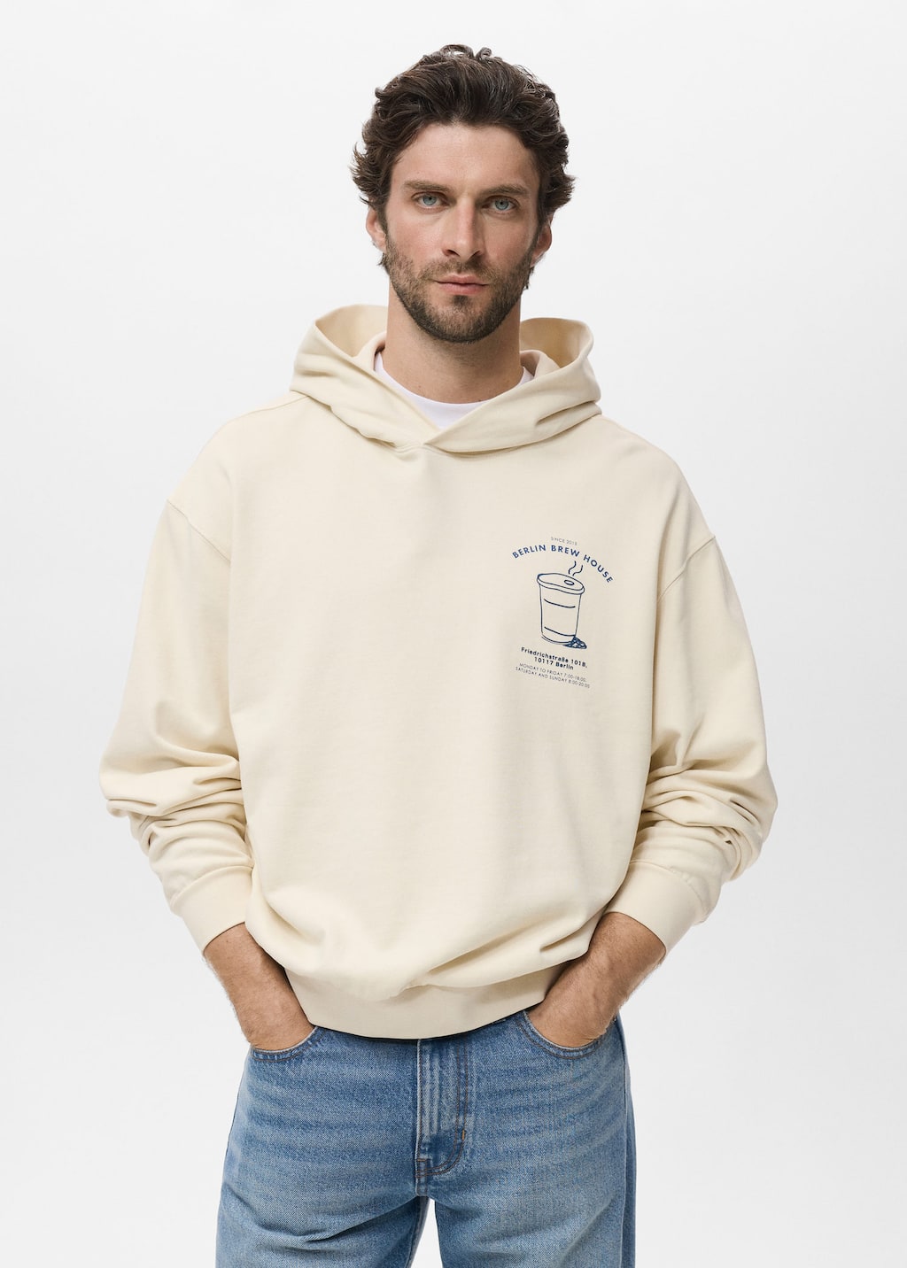 Graphic hooded sweatshirt