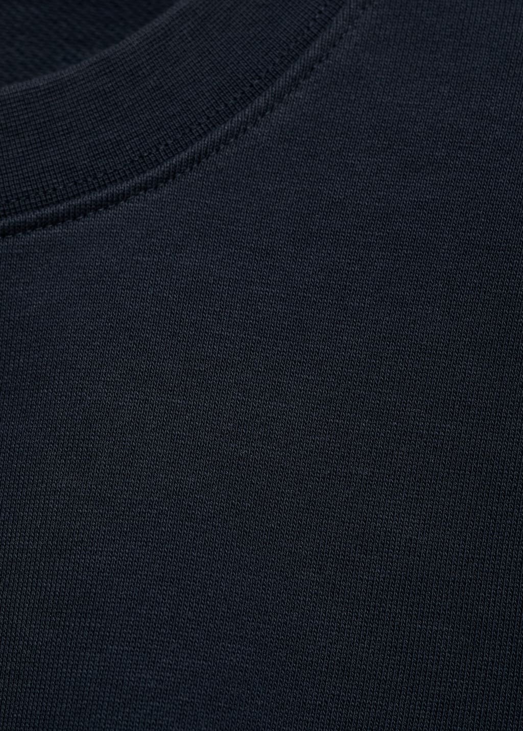 100% cotton sweatshirt text