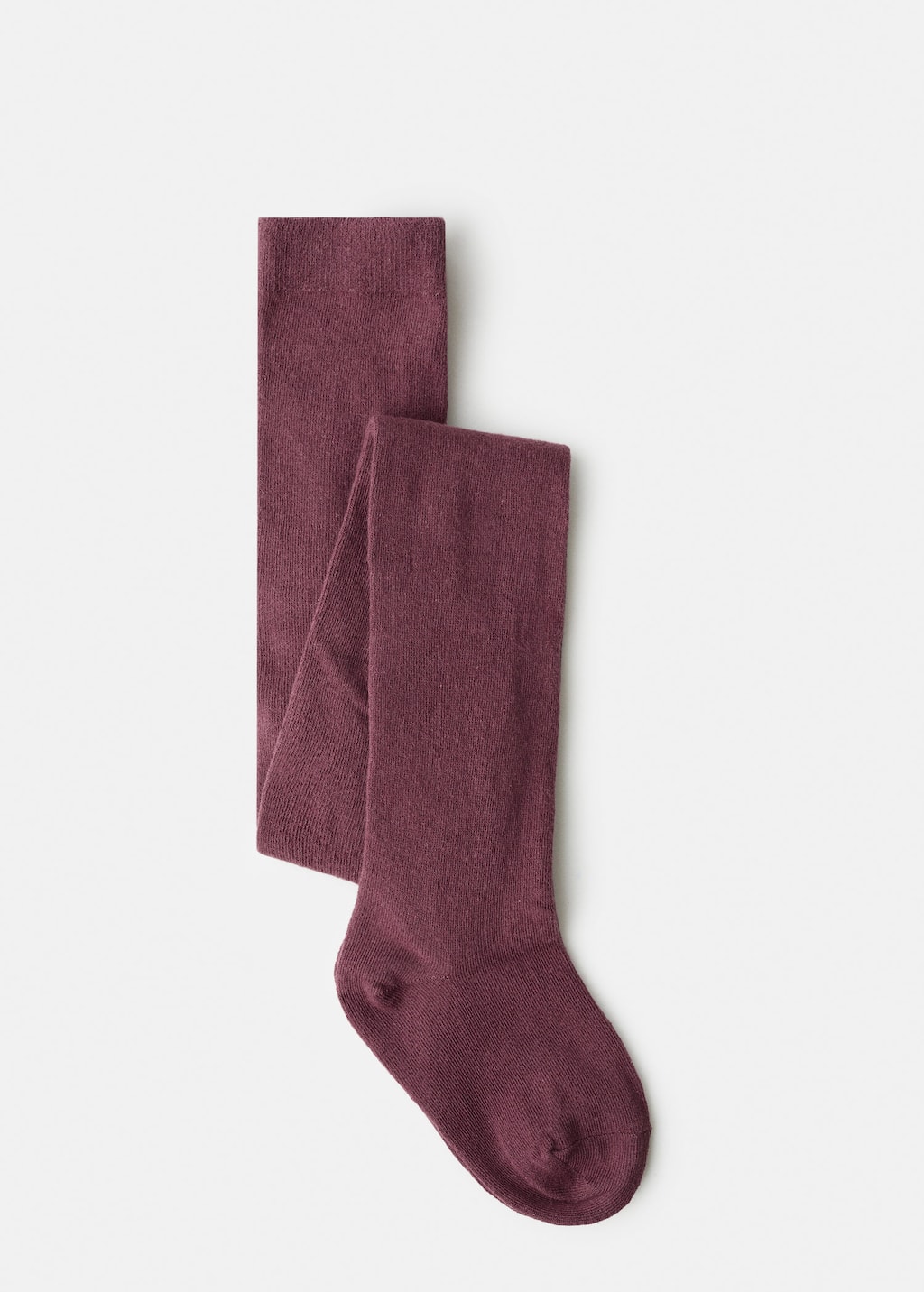 Mango Kids' Knitted Tights Cherry In Red
