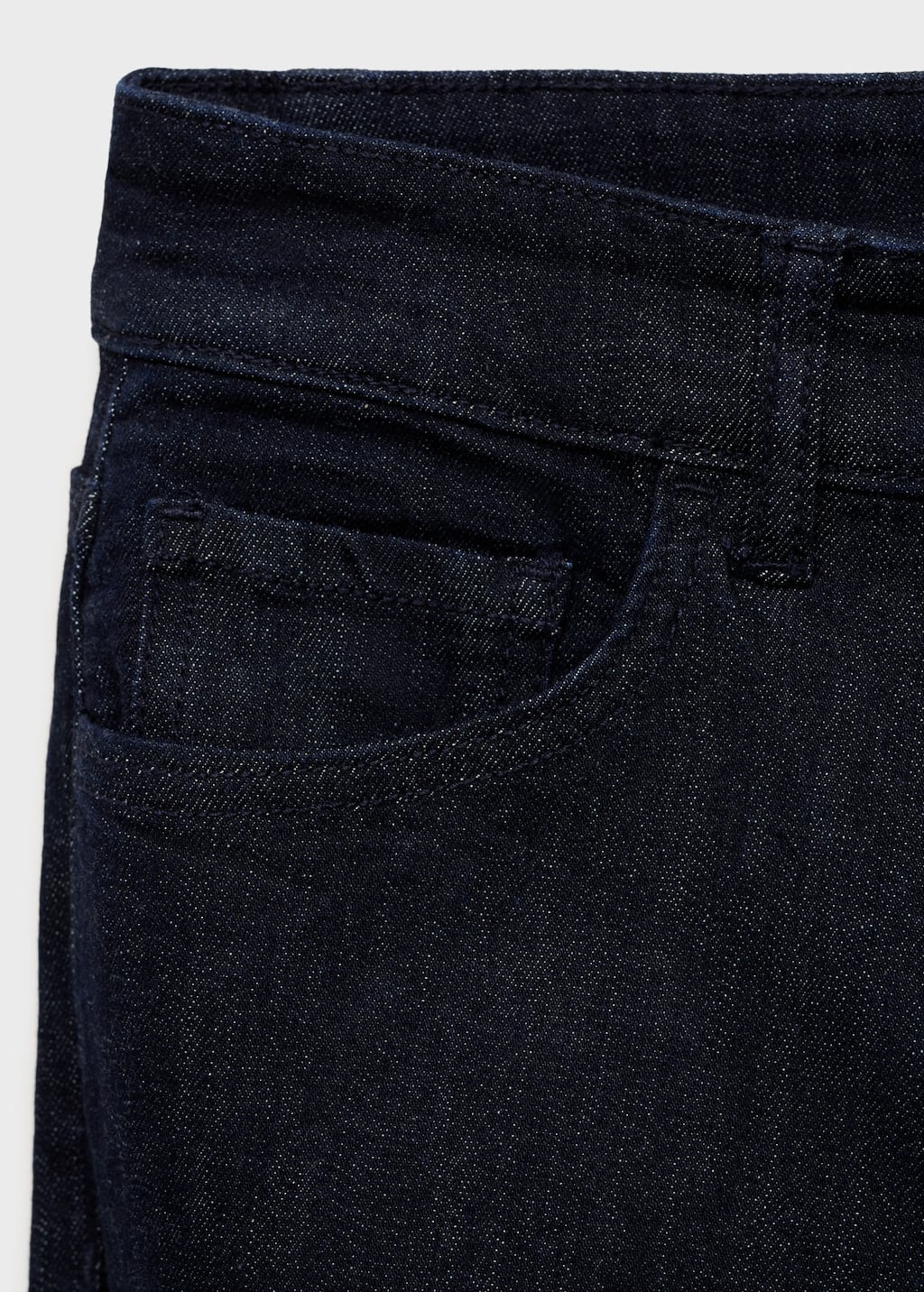 Flare jeans mid rise rinse wash