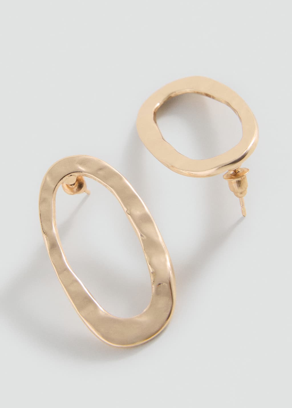 Mango Teen Circular-design Earrings Gold