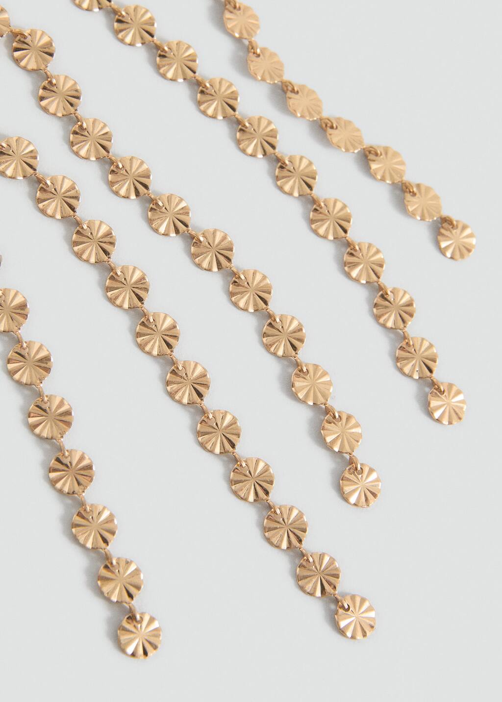 Mango Teen Long Triple Necklace Gold