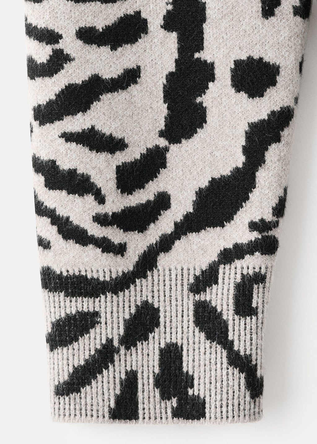 Animal print sweater