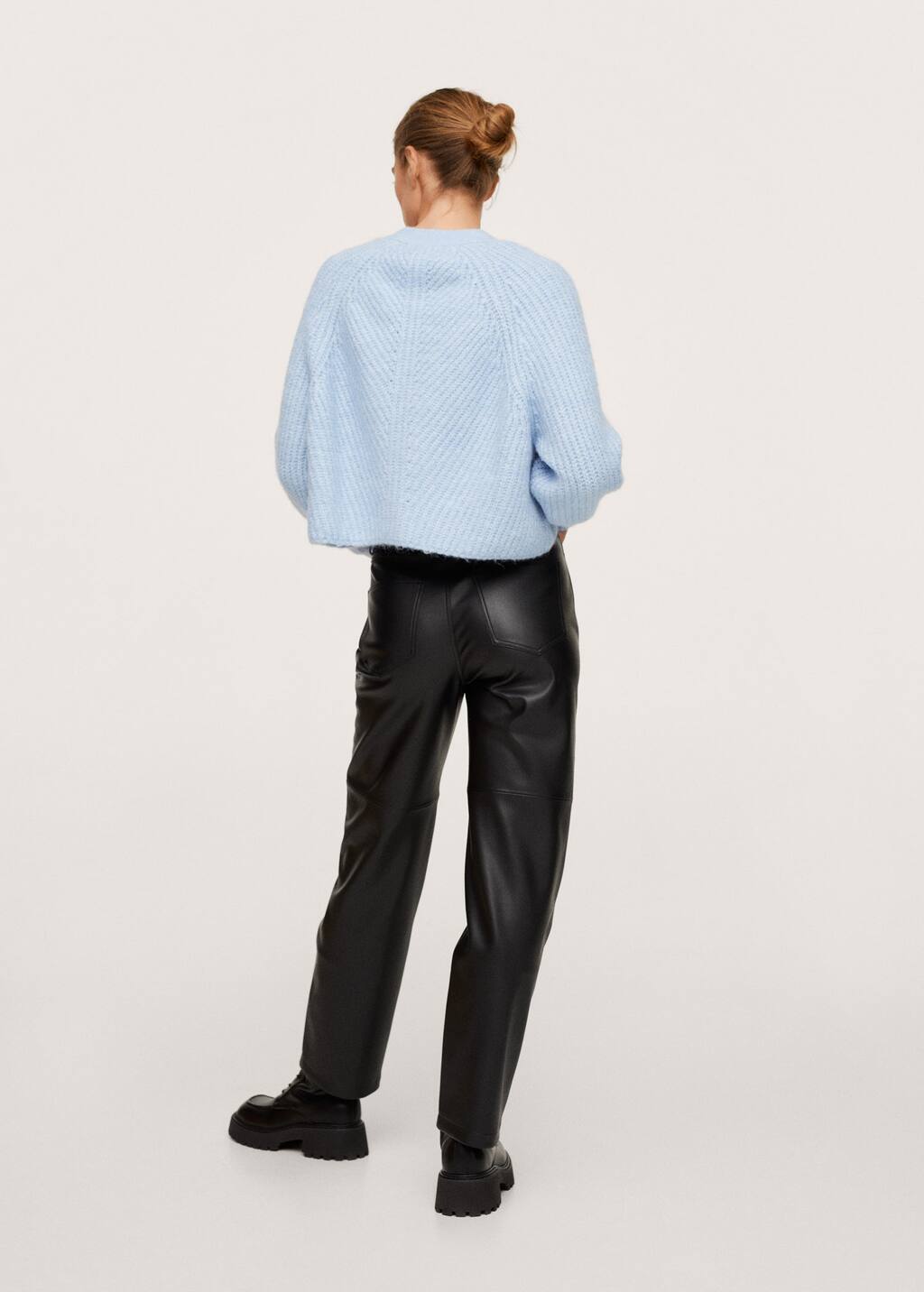 mango cropped cardigan