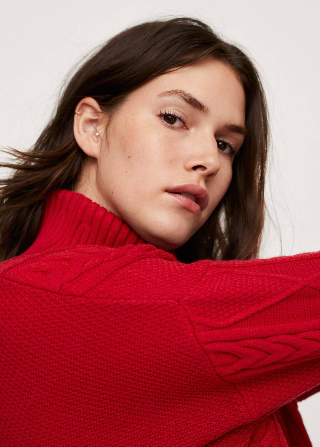 red polo neck