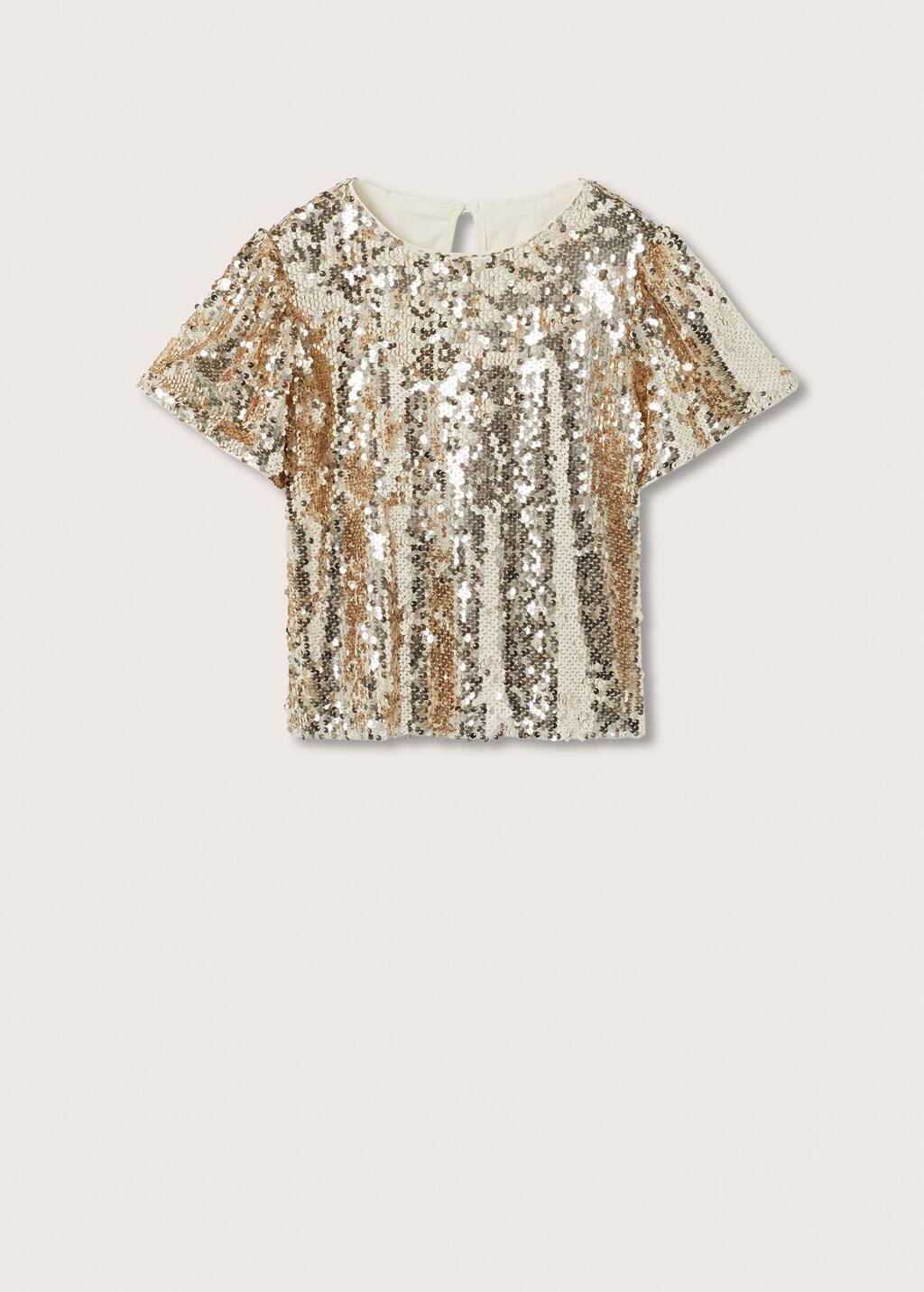 gold sequin t shirt