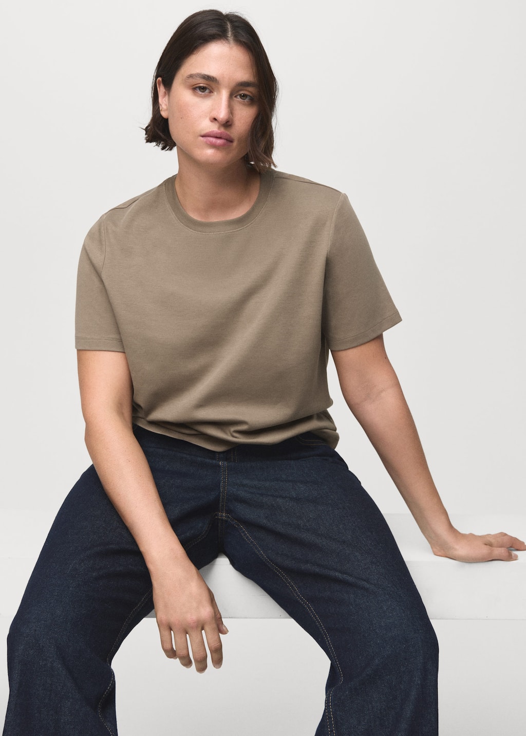 Cotton short-sleeved t-shirt