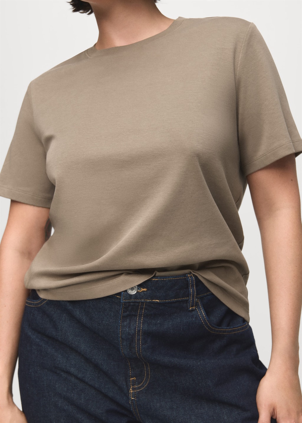 Cotton short-sleeved t-shirt