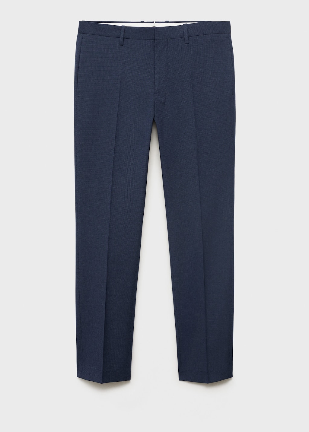 Mango Man Stretch Fabric Super Slim-fit Suit Trousers Ink Blue