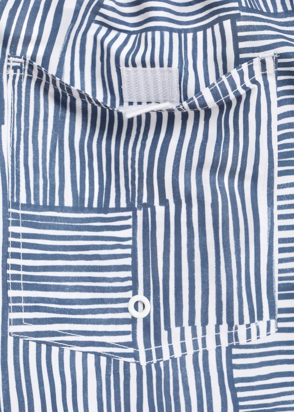 Multi-striped swimsuit