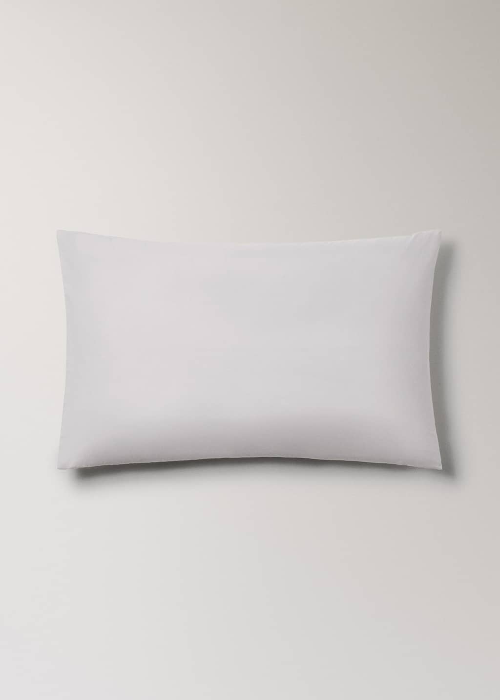 Mango Home Two Cotton Percale Pillowcases 50x75cm Grey