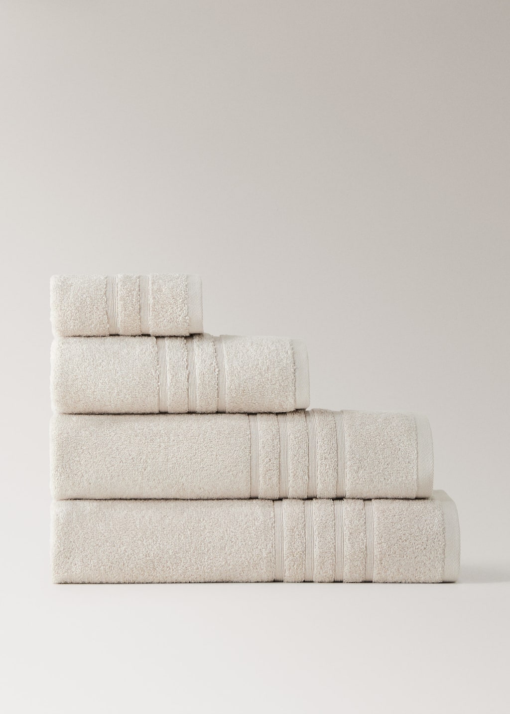 Mango Home Serviette De Bain Coton Sable - Home - 70x140cm -
