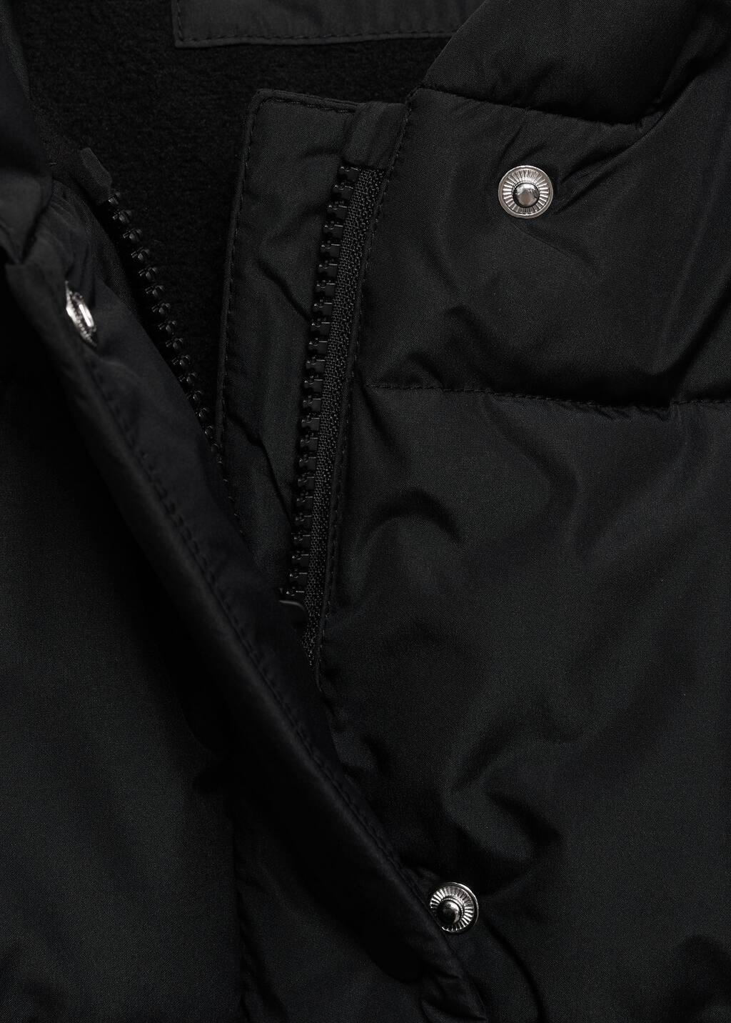 Hooded liner quilted coat