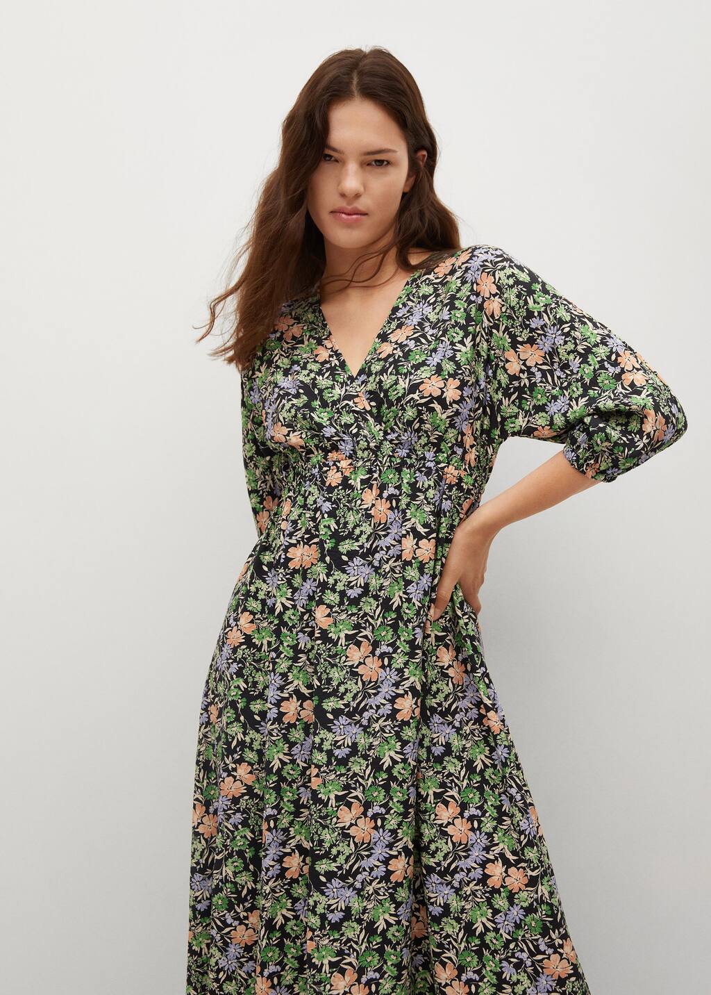 mango floral dress