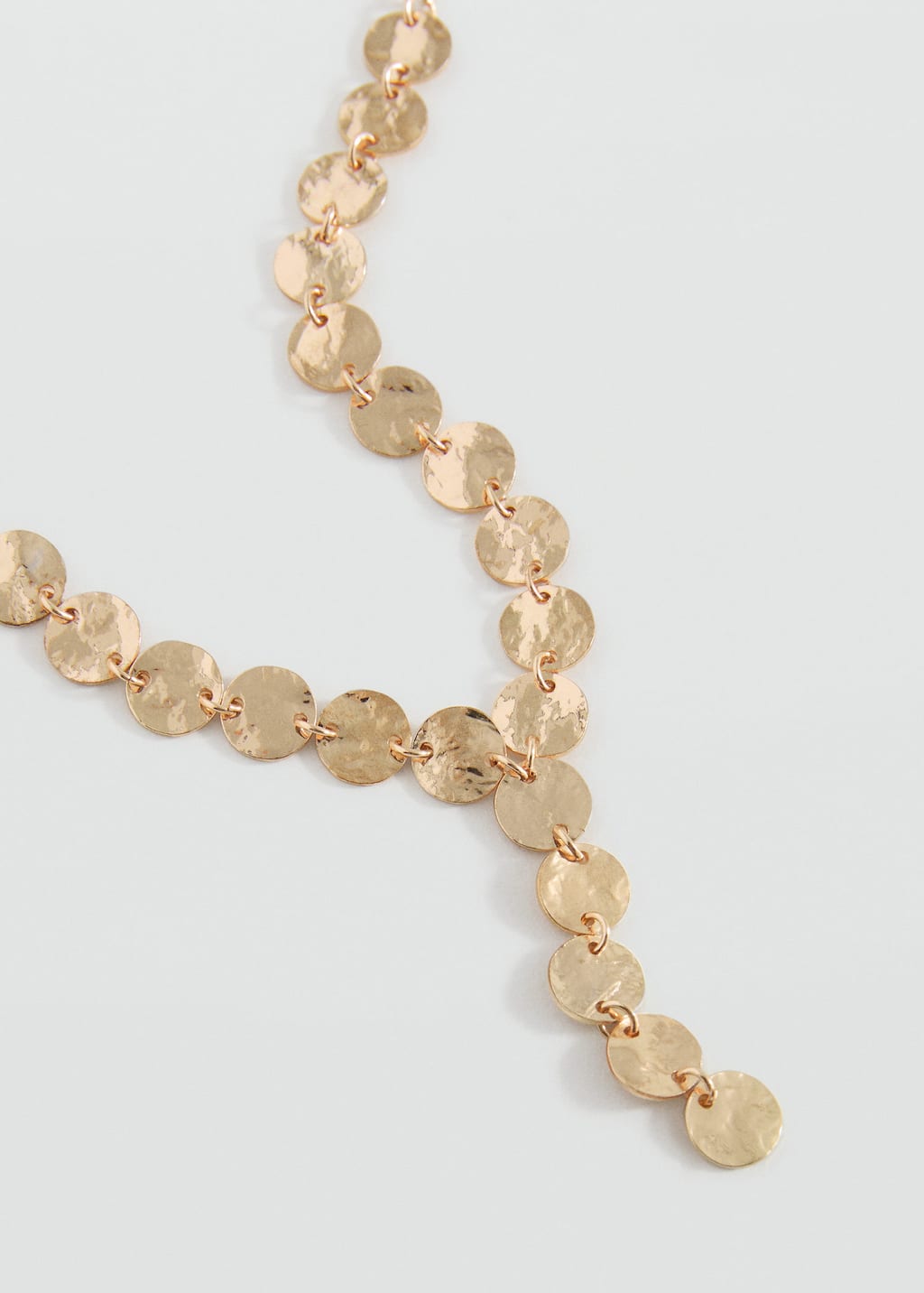 Coin charm necklace