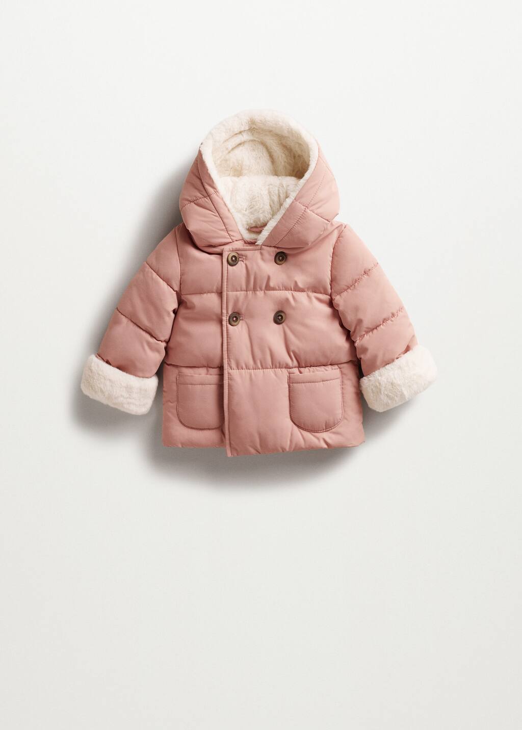 faux fur lined jacket