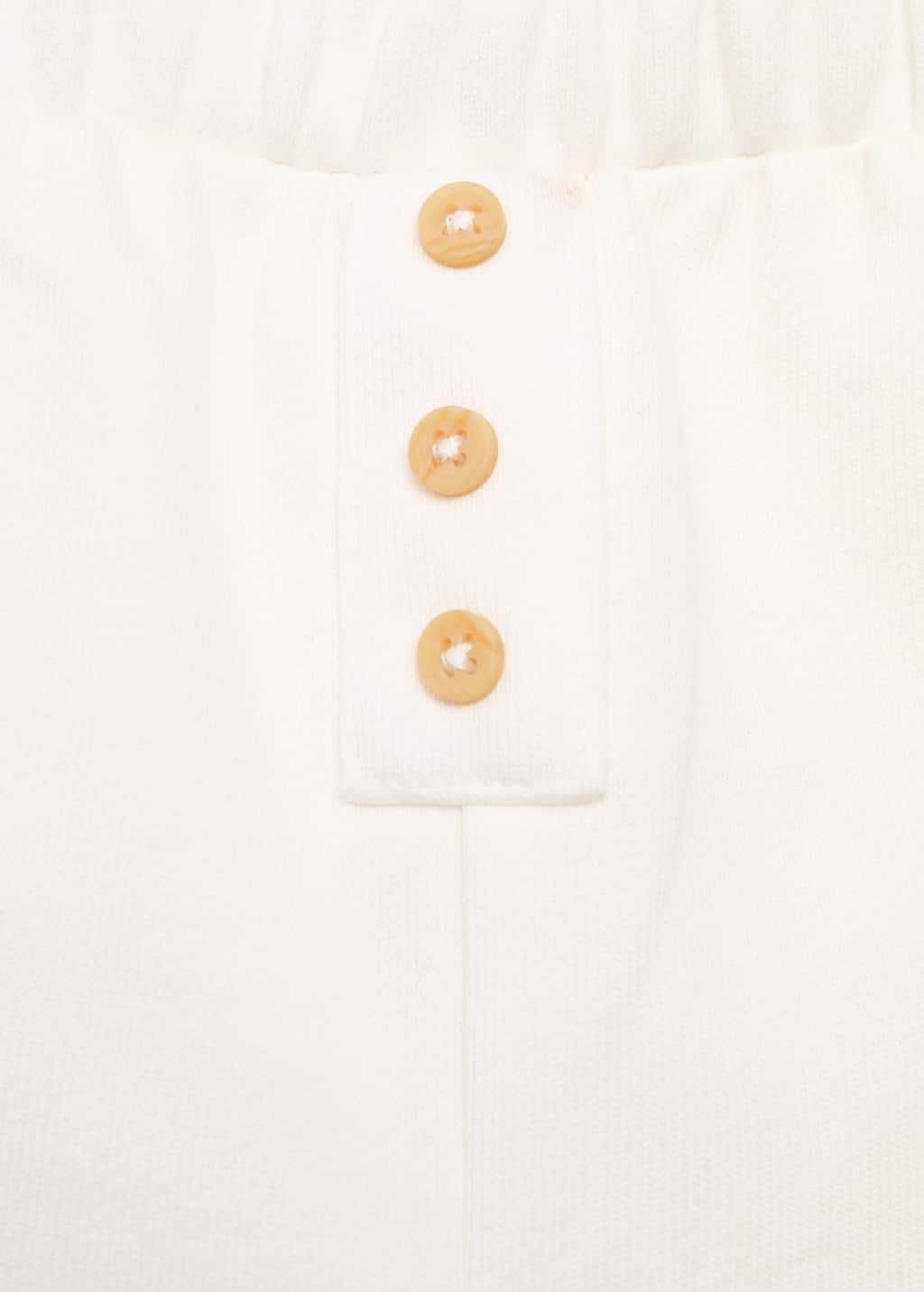 Buttons cotton pants