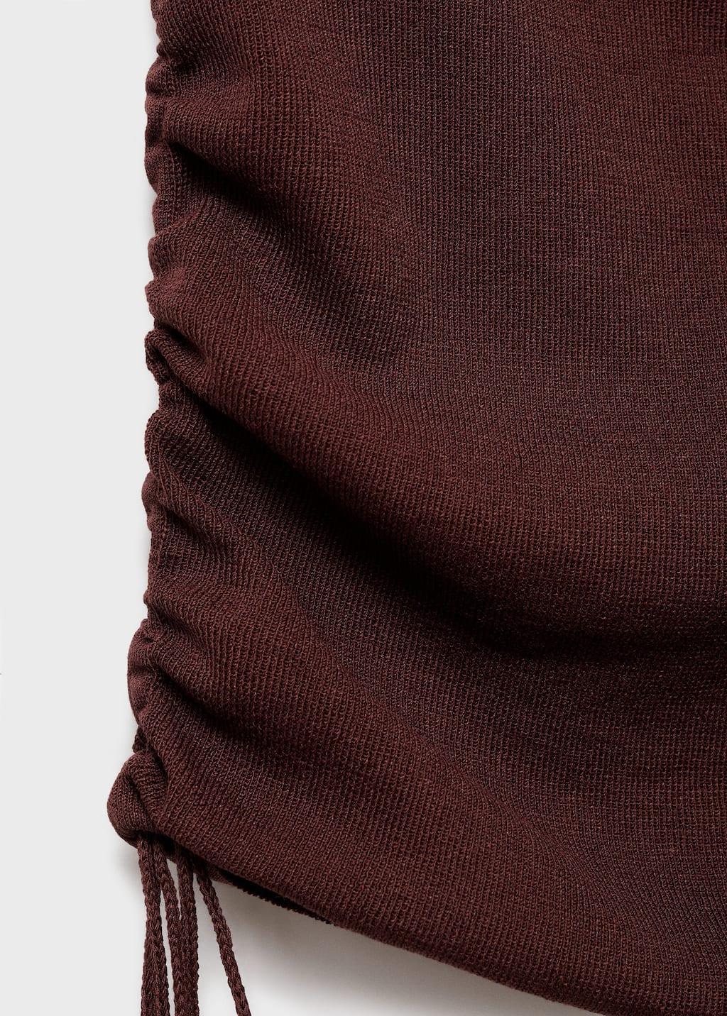 Ruched knitted top