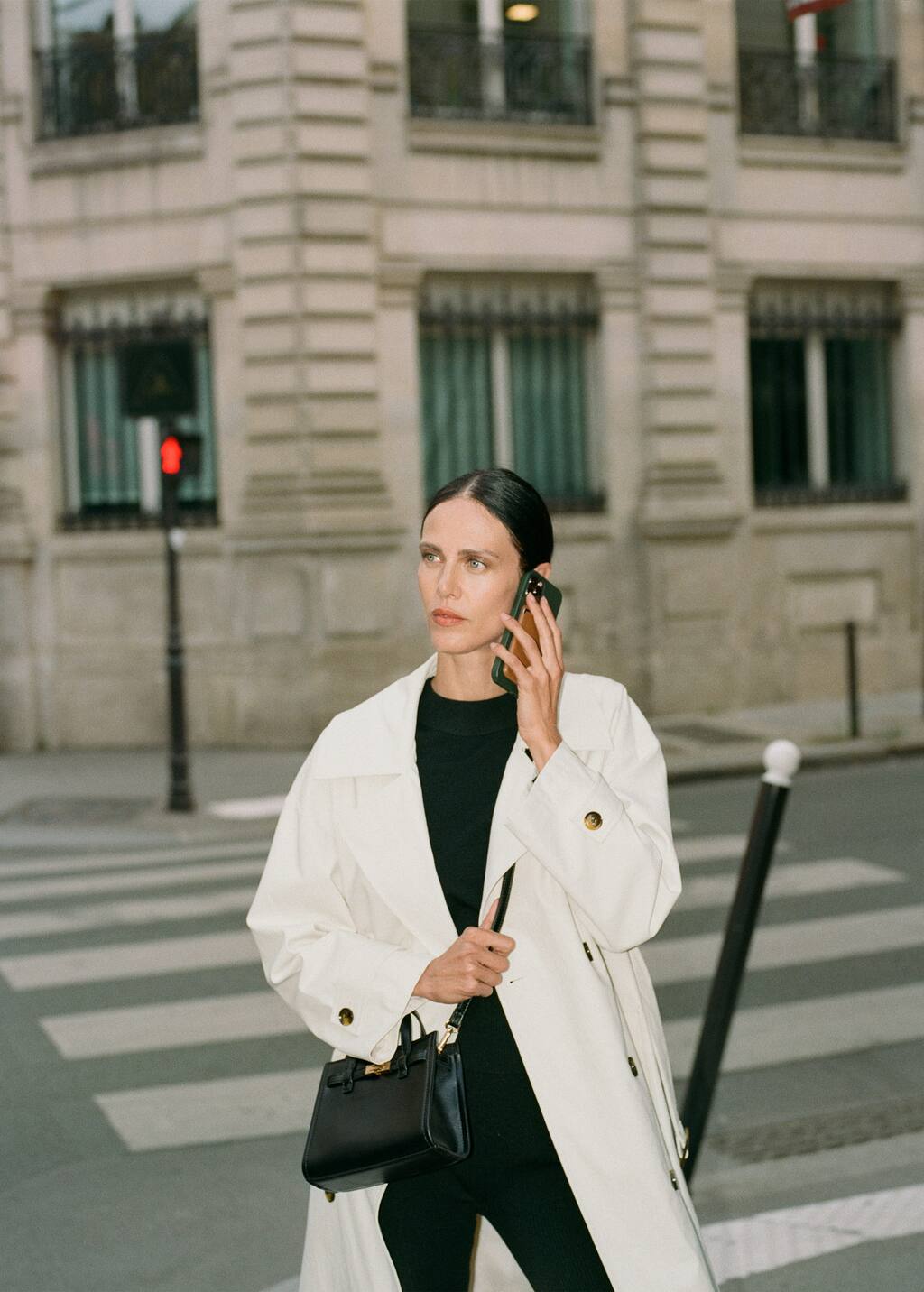 mango leather trench