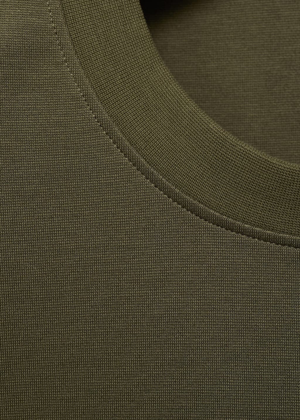 Relaxed-fit sweatshirt fabric t-shirt