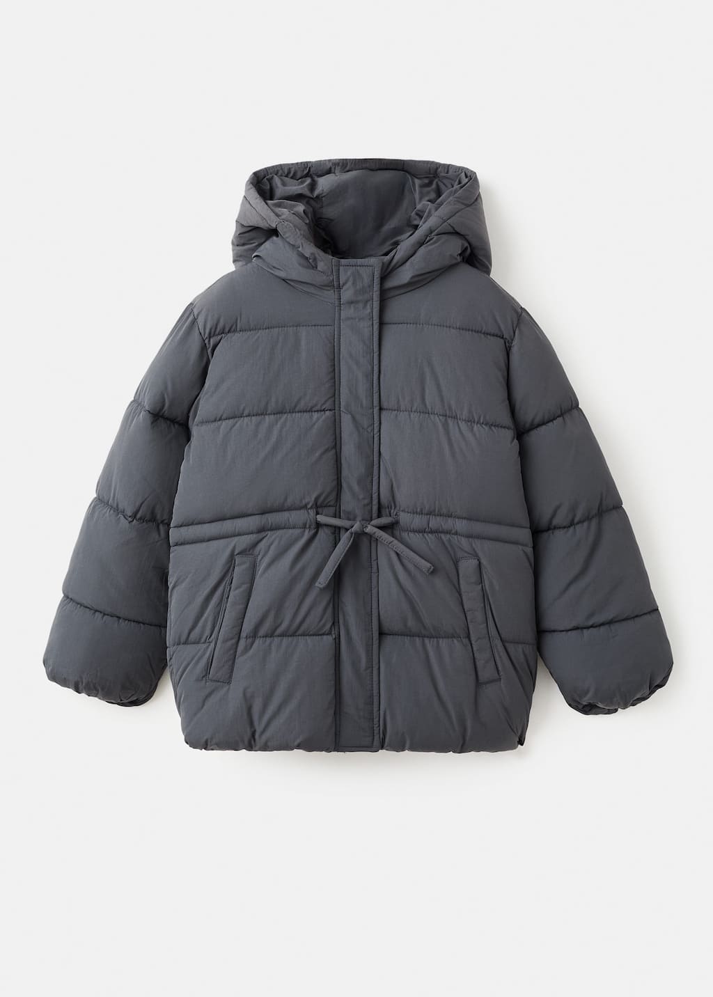 Mango Anorak Charcoal In Gray