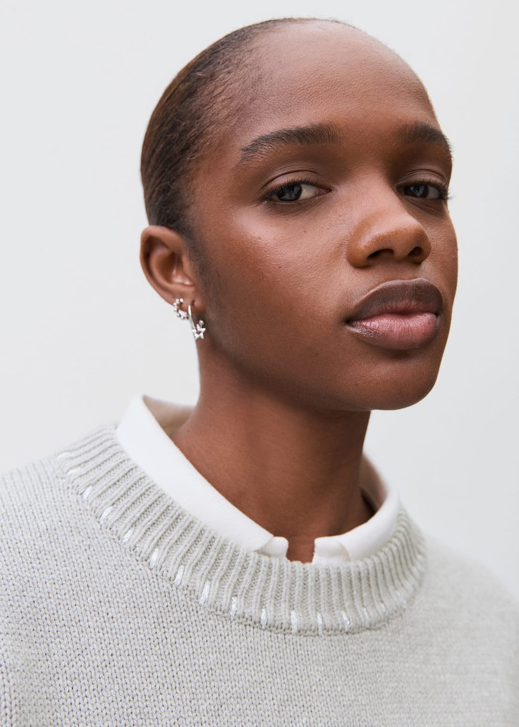 Star knitted sweater