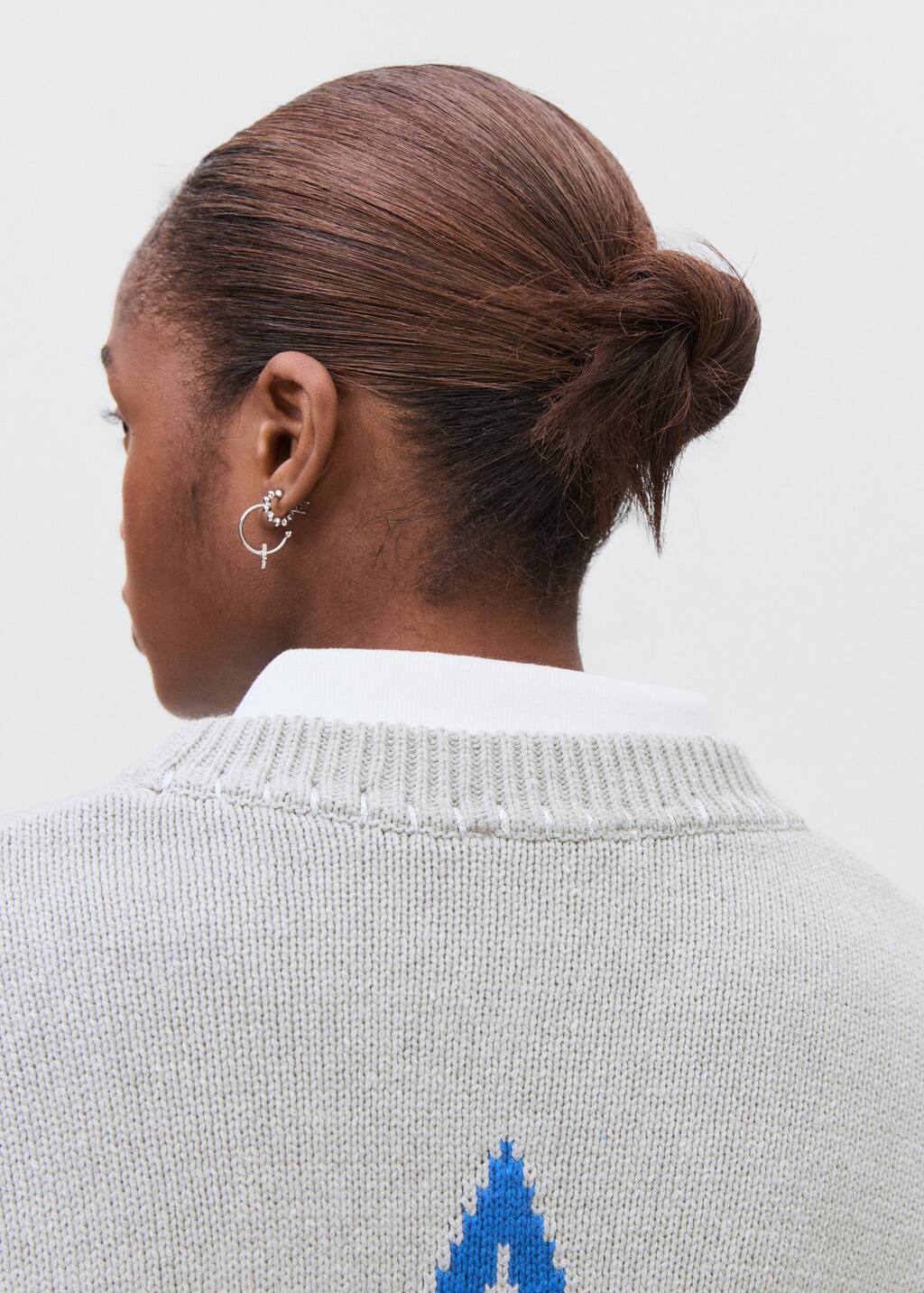 Star knitted sweater