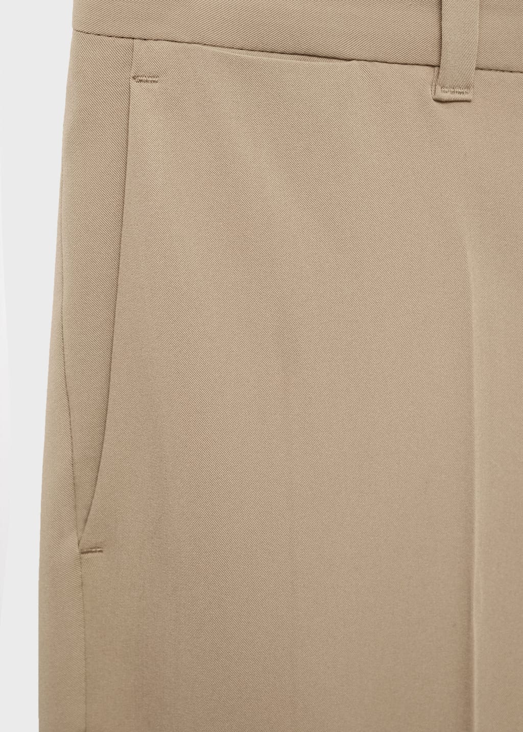 Pleated slim-fit pants