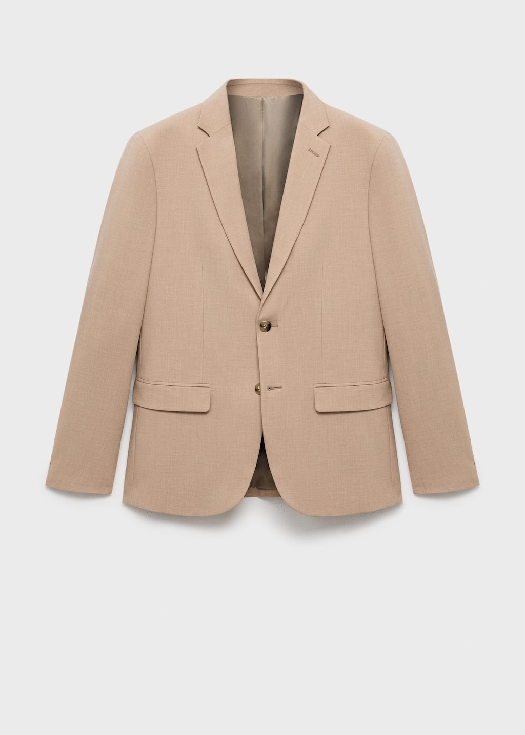 Mango Man Veste Costume París Super Slim-fit Beige - Homme - 54 -  In Sand