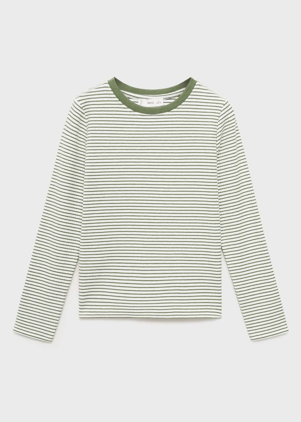 Mango T-shirt Khaki In Green