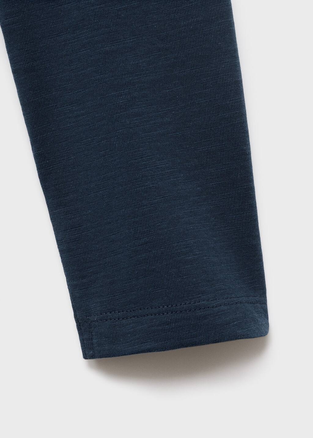 Contrast neck t-shirt