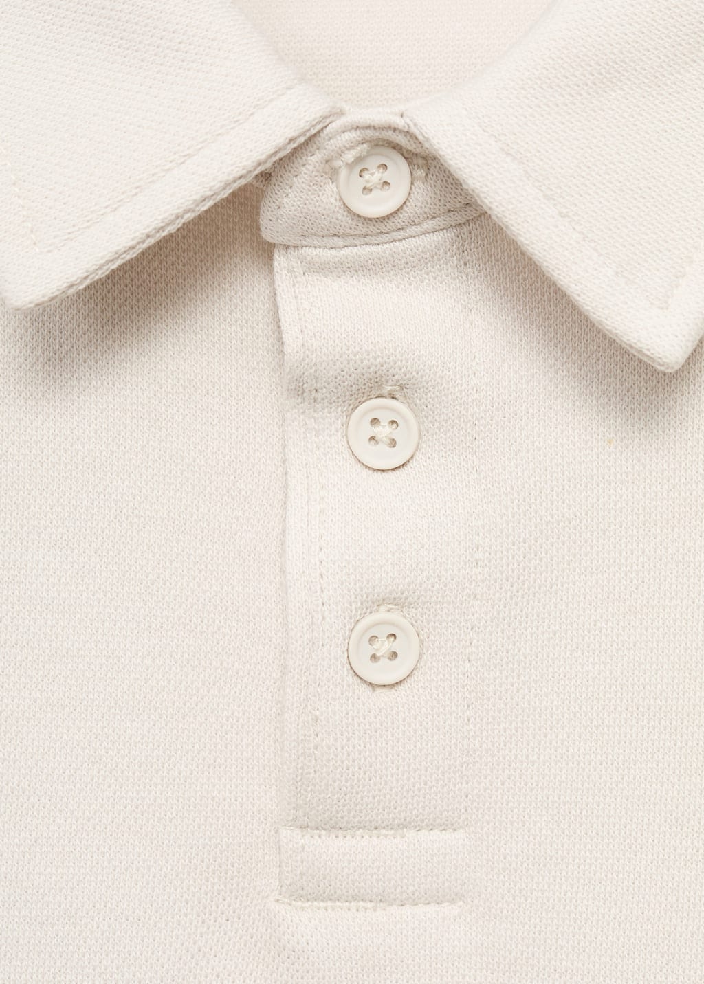Polo-neck sweatshirt