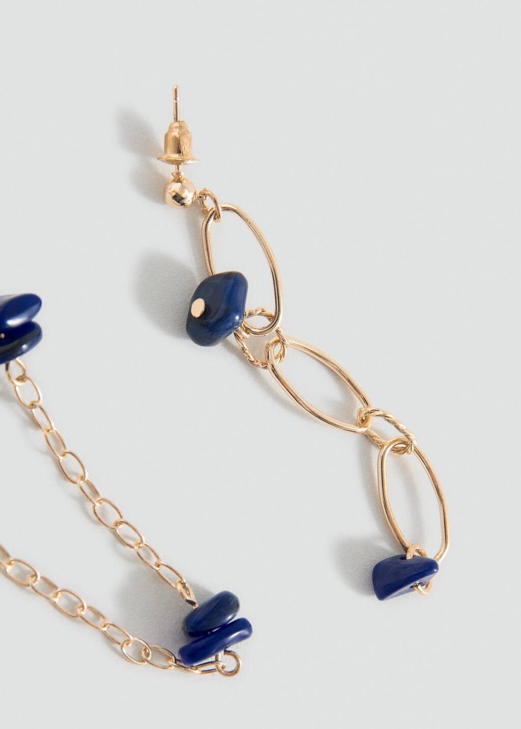 Mango Teen Necklace And Earrings Set Gold
