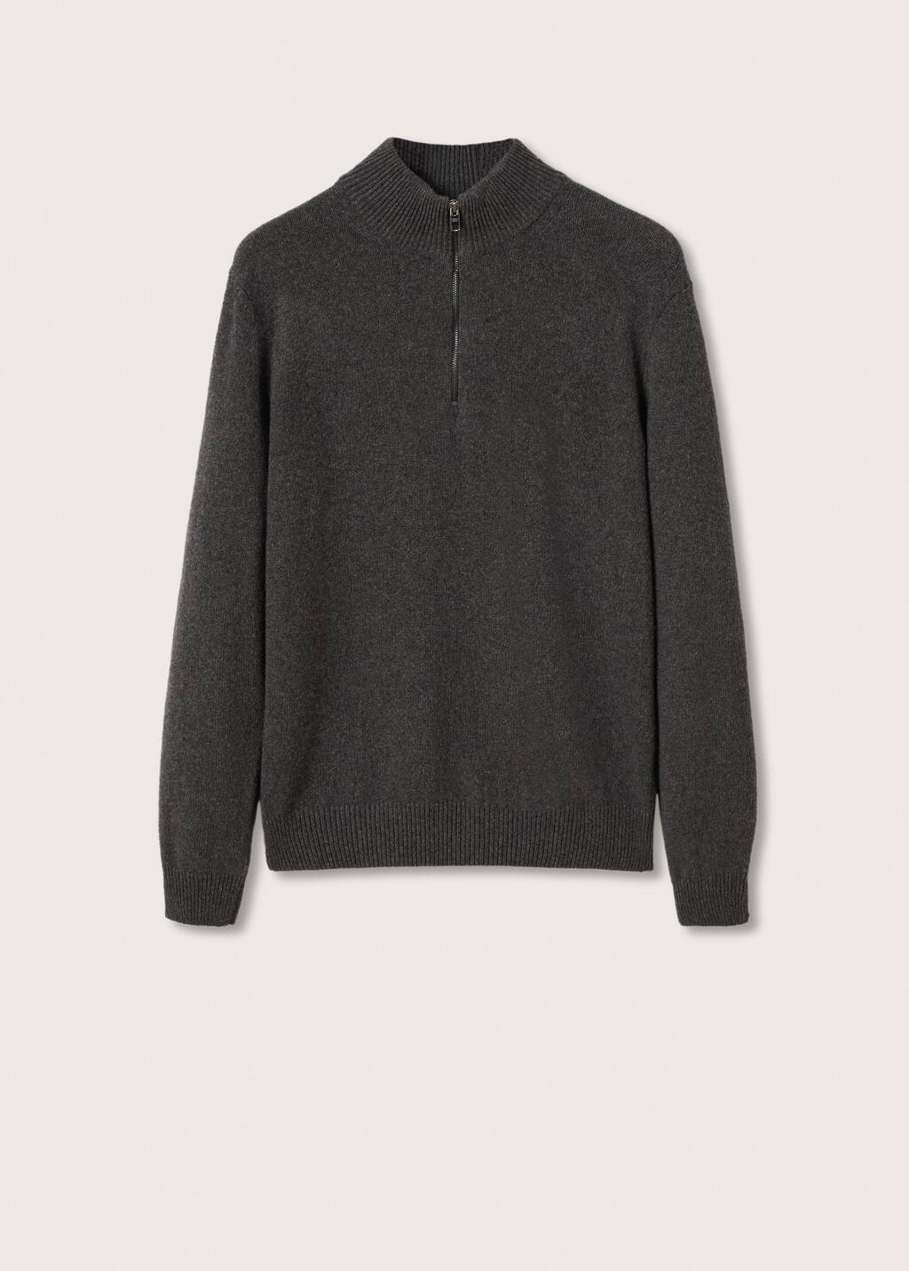 Mango Zipneck cashmere sweater 17027714 95