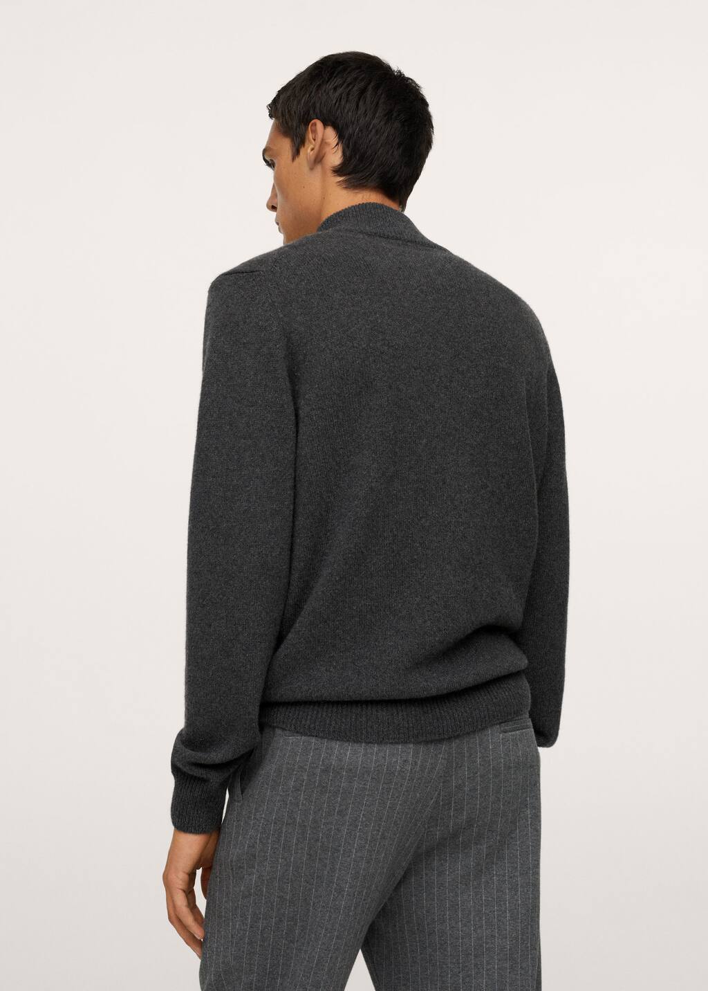 Mango Zipneck cashmere sweater 17027714 95