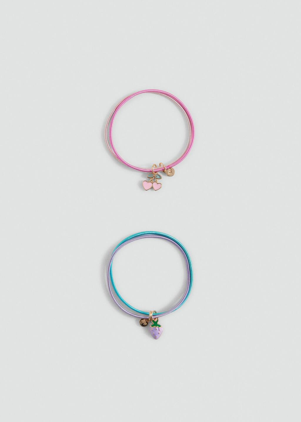 Mango Pack Of 2 Wristbands Pink