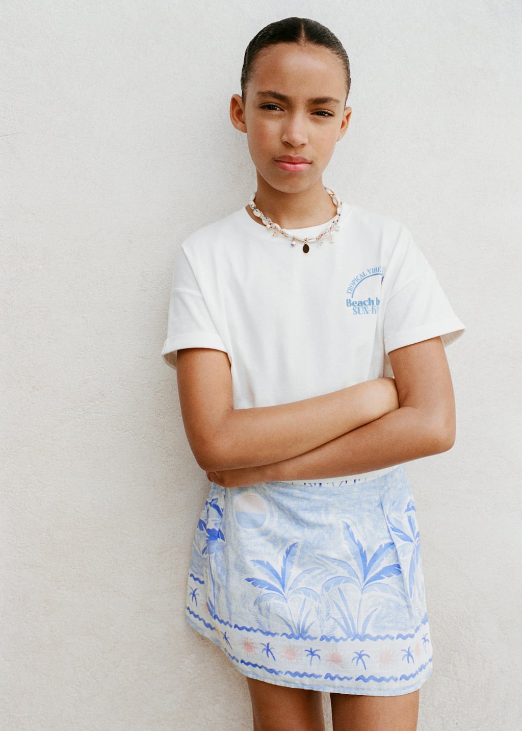 Short-sleeved printed t-shirt