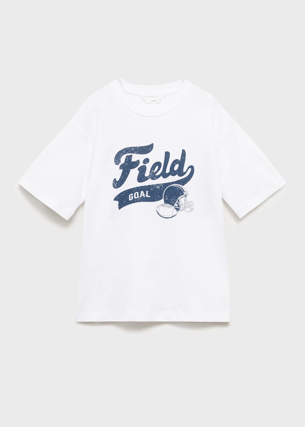Mango Short-sleeved Printed T-shirt White