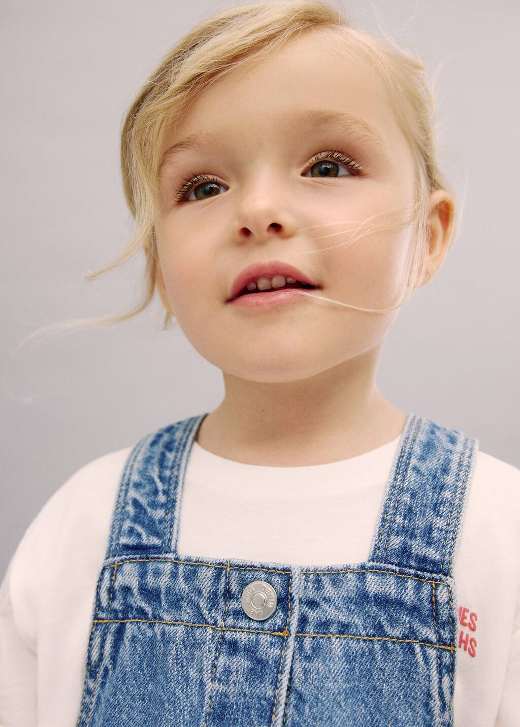 Denim buttons pichi