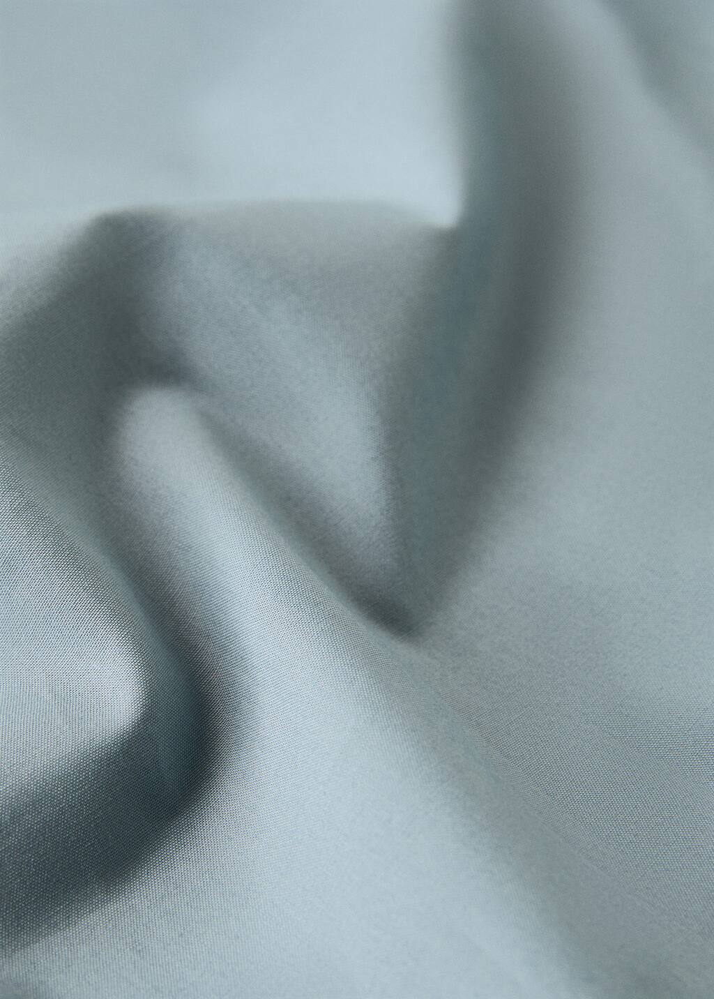 Percale cotton top sheet for 135/140 cm bed